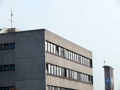 Karlsruhe Erloeserkirche Landratsamt